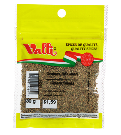 graines de céleri entières