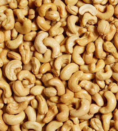 noix de cajou entiers rôtis non salés (w 320)