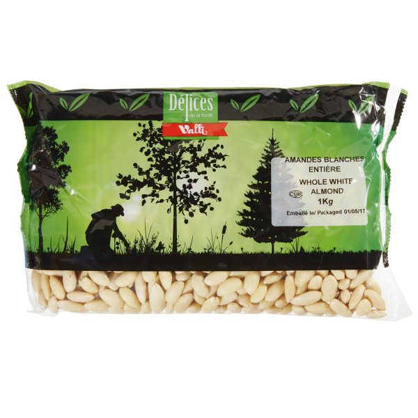 amandes blanches entières