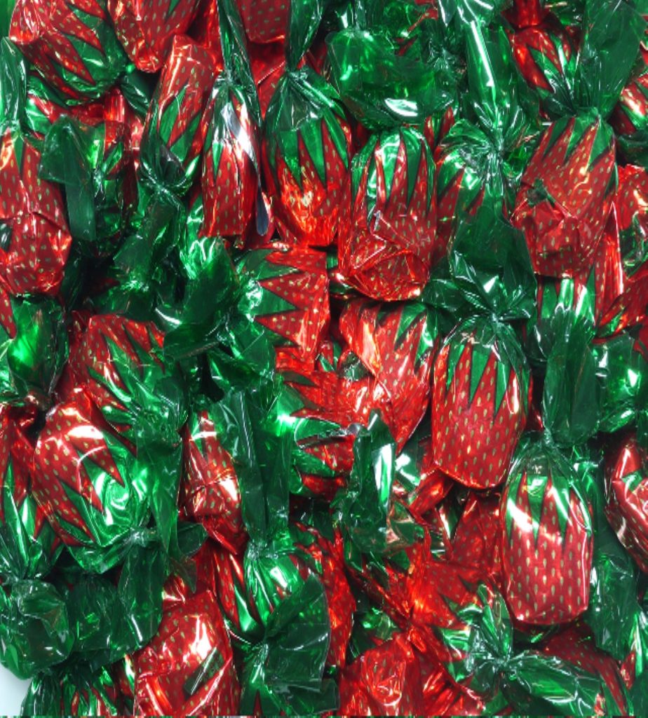 bonbons fraises rouges