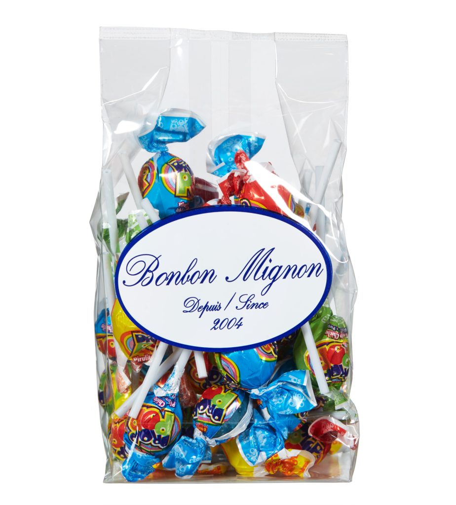 mini suçons assortis avec gomme (5.5 g) bonbon mignon