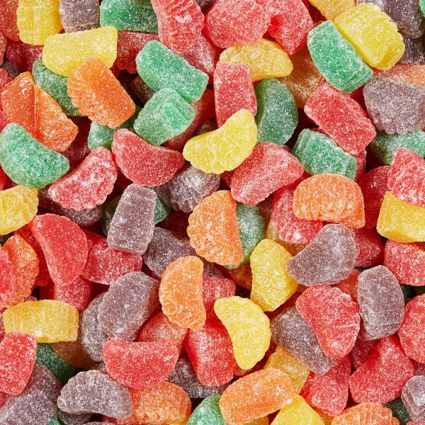 bonbons tranches de fruits à la gelée