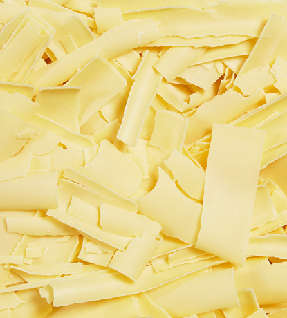 chocolat blanc en copeaux