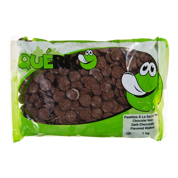 chocolat noir en pastilles