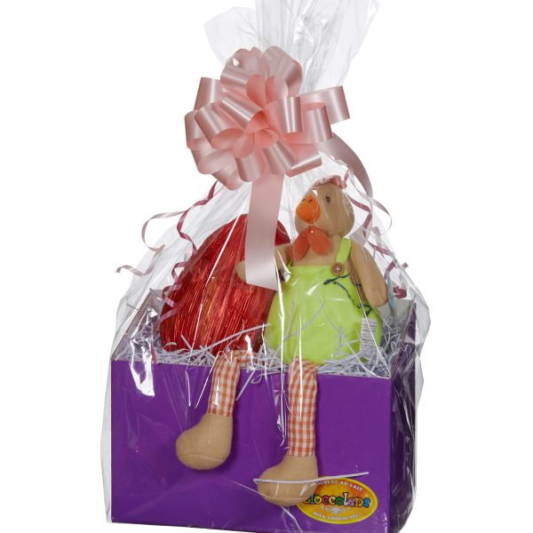 chocolat oeuf de pâques avec peluche