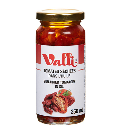 tomates séchées dans l'huile