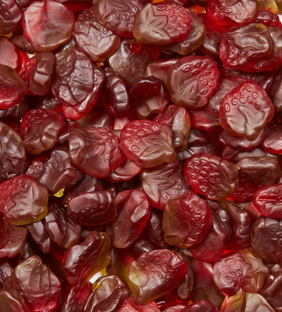gummies à saveur artificielle de fraises sauvages (quérico)