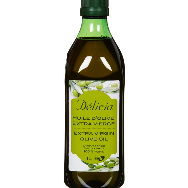 huile d'olive extra vierge (délicia) (bouteille de plastique)