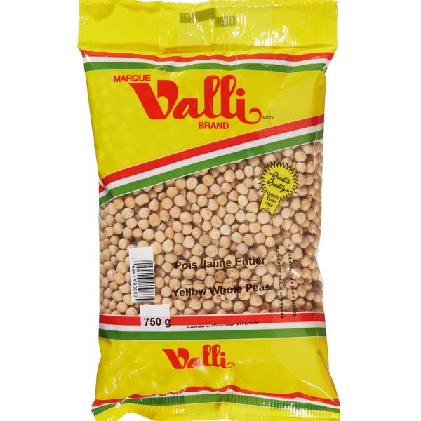 pois jaunes entiers valli