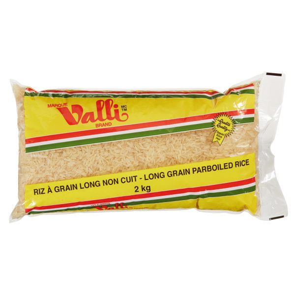 riz à grain long étuvé valli