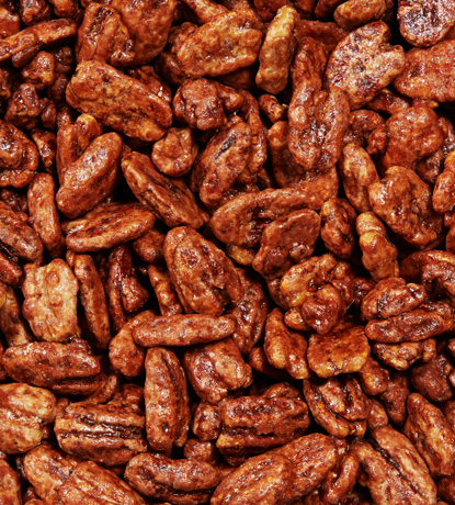 pacanes à l'érable