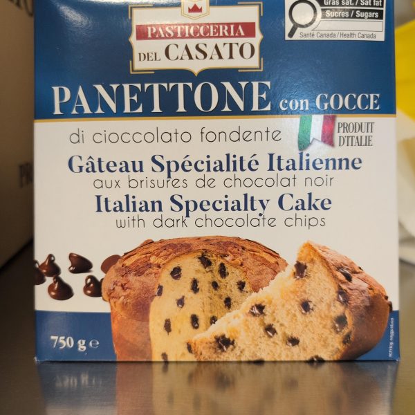 panettone traditionnel aux brisures de chocolat del casato