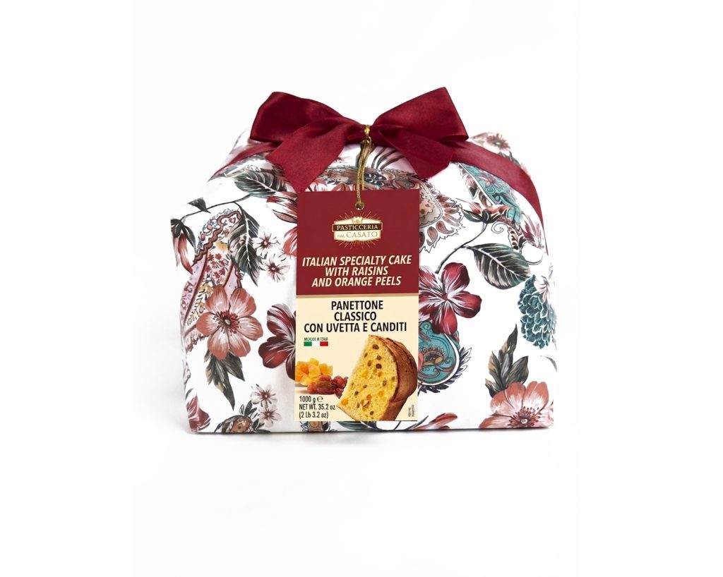 panettone traditionnel emballé à la main del casato