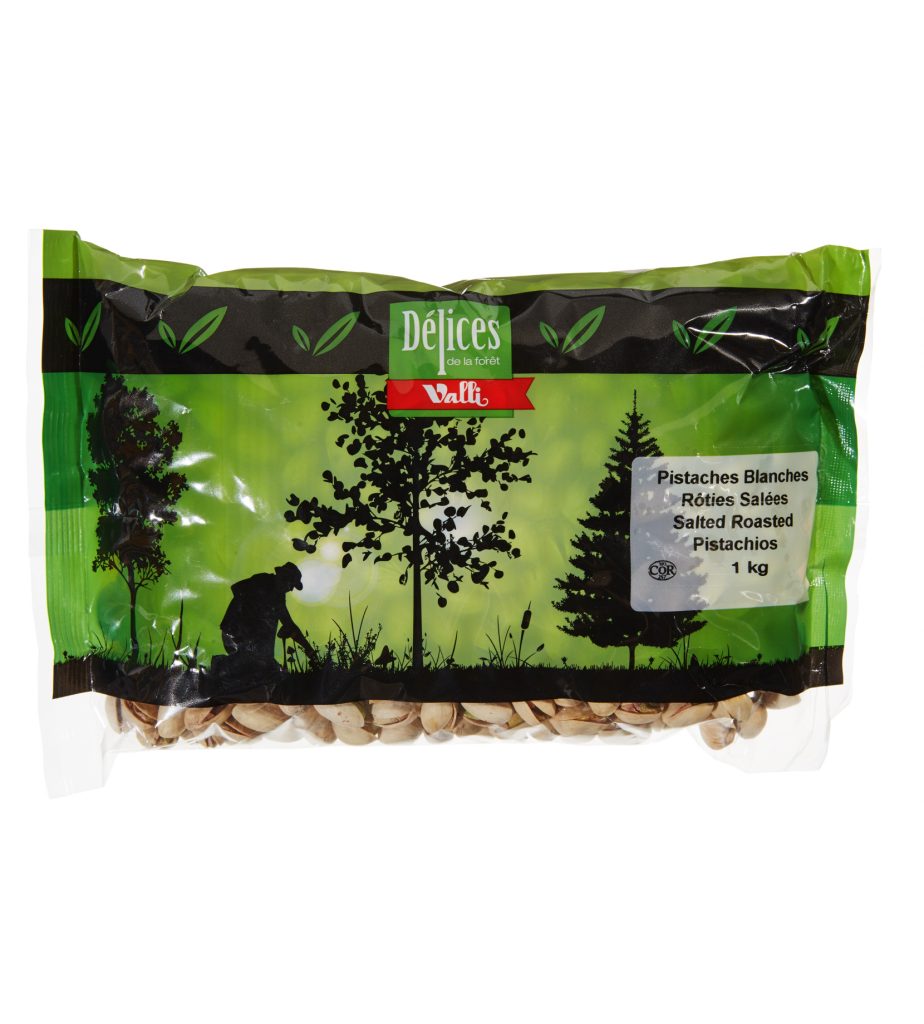pistaches blanches rôties salées
