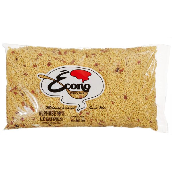 soupe à l'alphabet et aux légumes