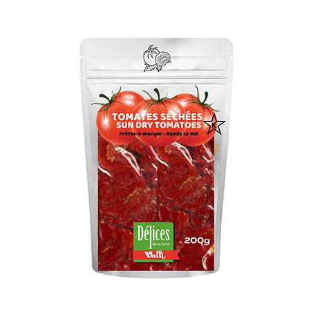 tomates séchées prêtes à manger