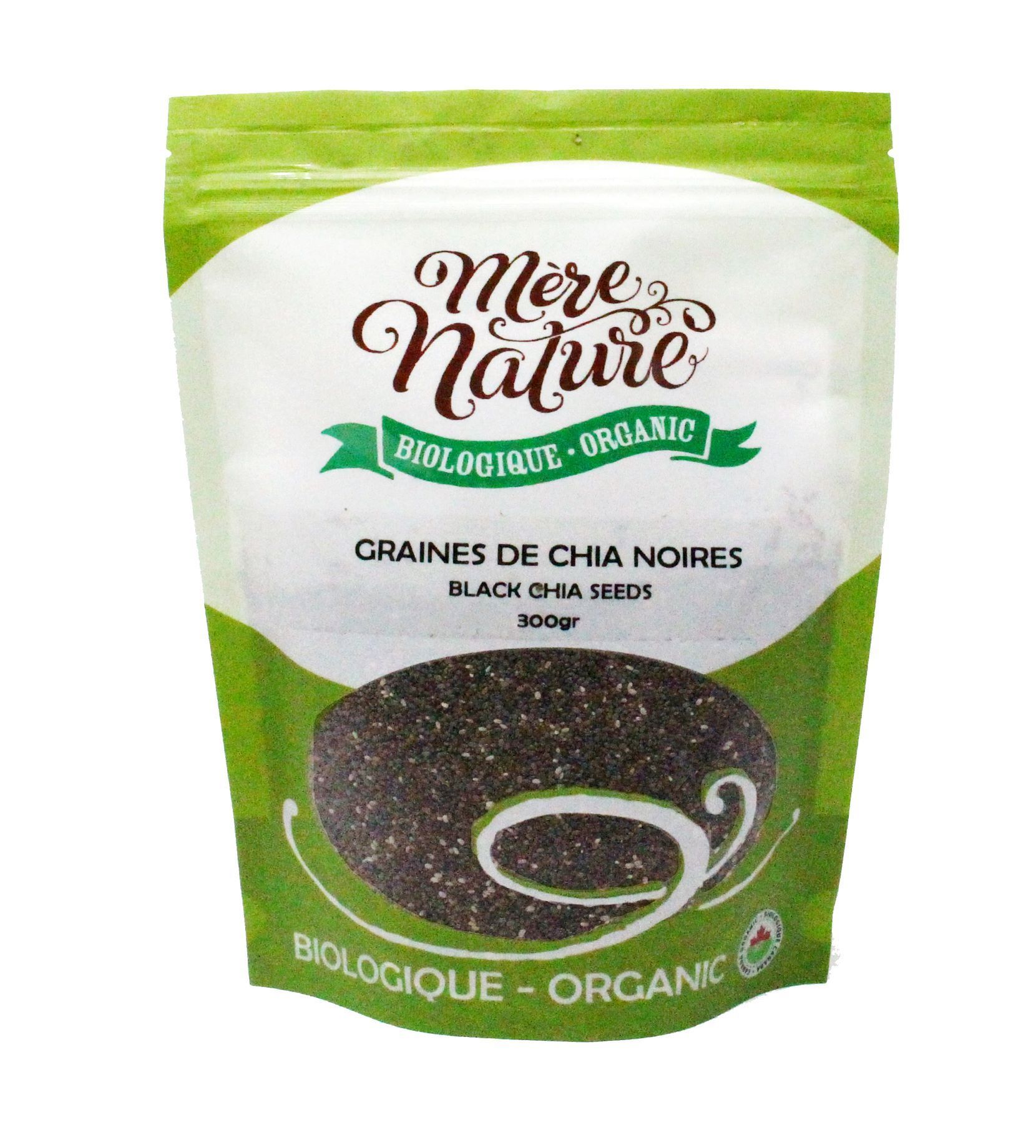 graines de chia noir biologiques (mère nature)