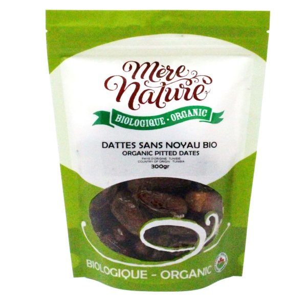 dattes dénoyautées nour biologiques (mère nature)
