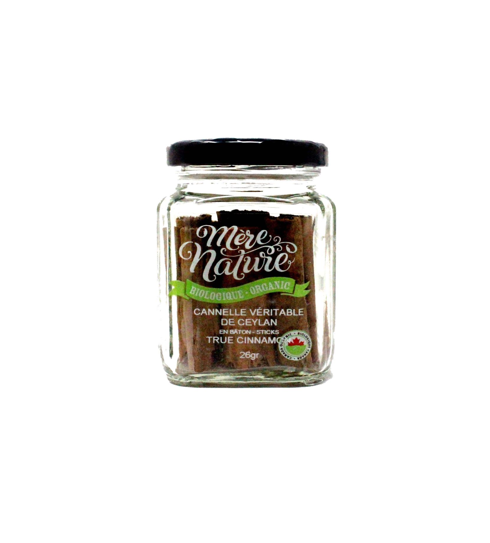 cannelle véritable en bâtons biologique (mère nature)