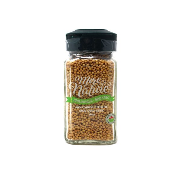 moutarde entière jaune biologique (mère nature)