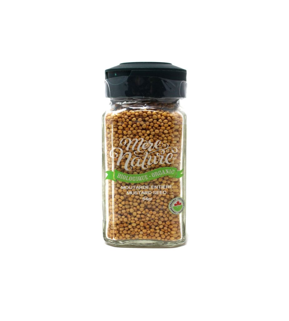 moutarde entière jaune biologique (mère nature)
