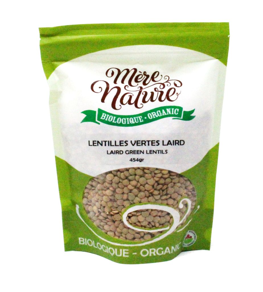 lentilles vertes laird biologiques (mère nature)