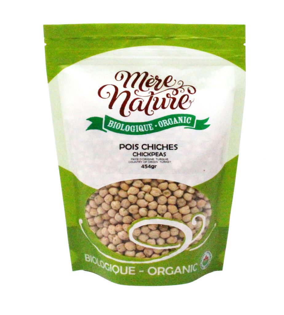 pois chiches biologiques (mère nature)