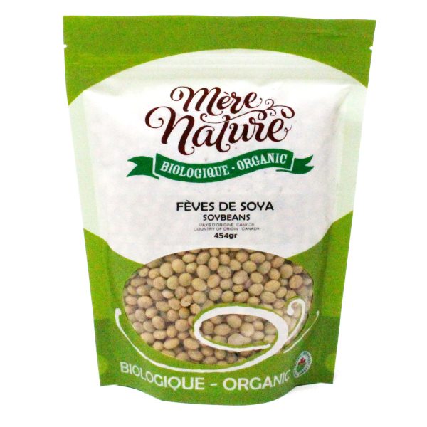 fèves de soya biologiques (mère nature)
