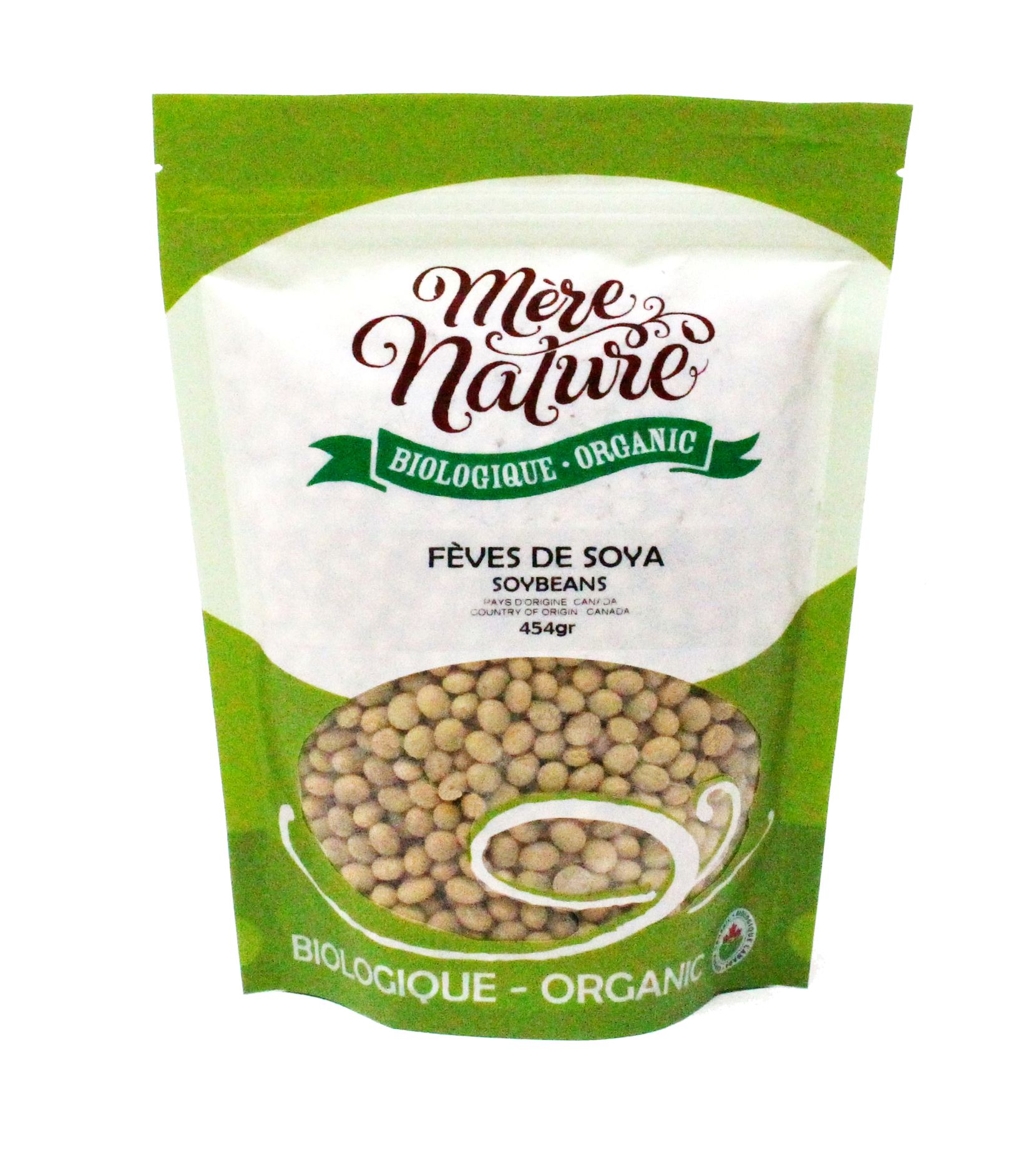 fèves de soya biologiques (mère nature)