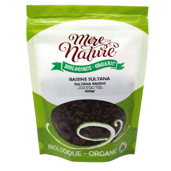 raisins sultana biologiques (mère nature)