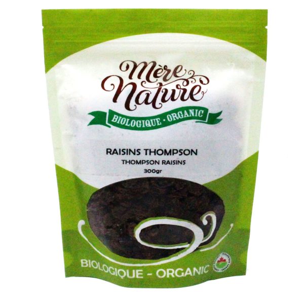 raisins thompson biologiques (mère nature)