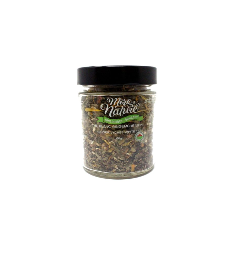 thé blanc gingembre litchi biologique & Équitable (mère nature)