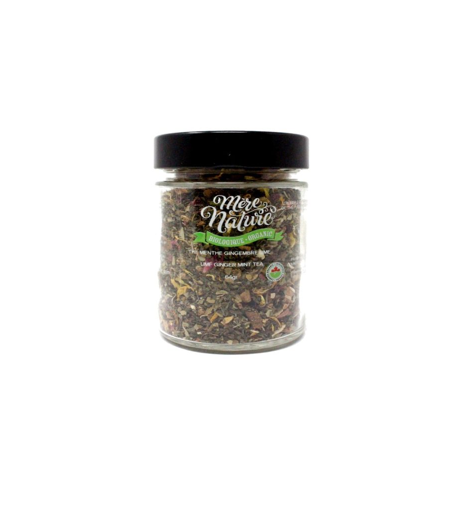 thé menthe gingembre lime biologique Équitable (mère nature)