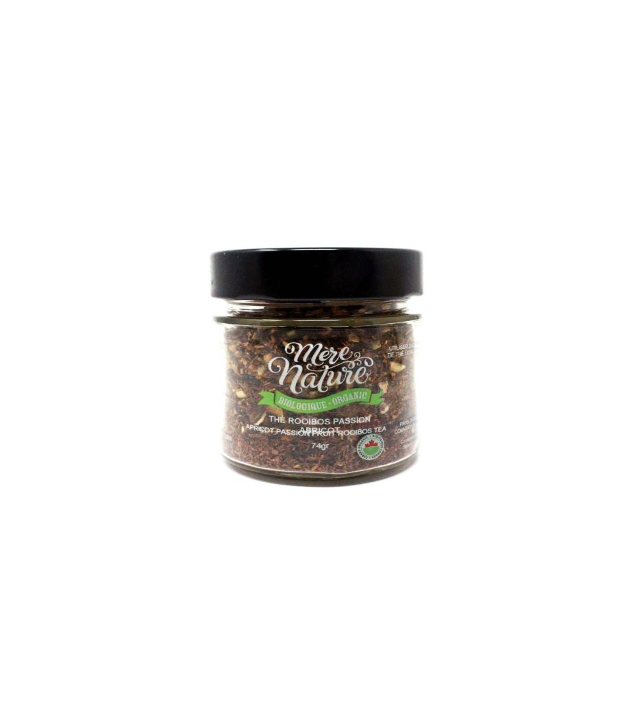 thé rooibos passion abricot biologique et Équitable (mère nature)