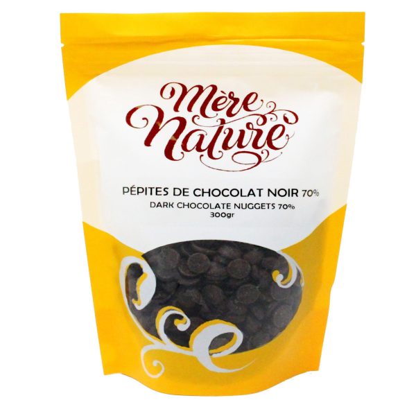 pépites de chocolat noir 70% (mère nature)