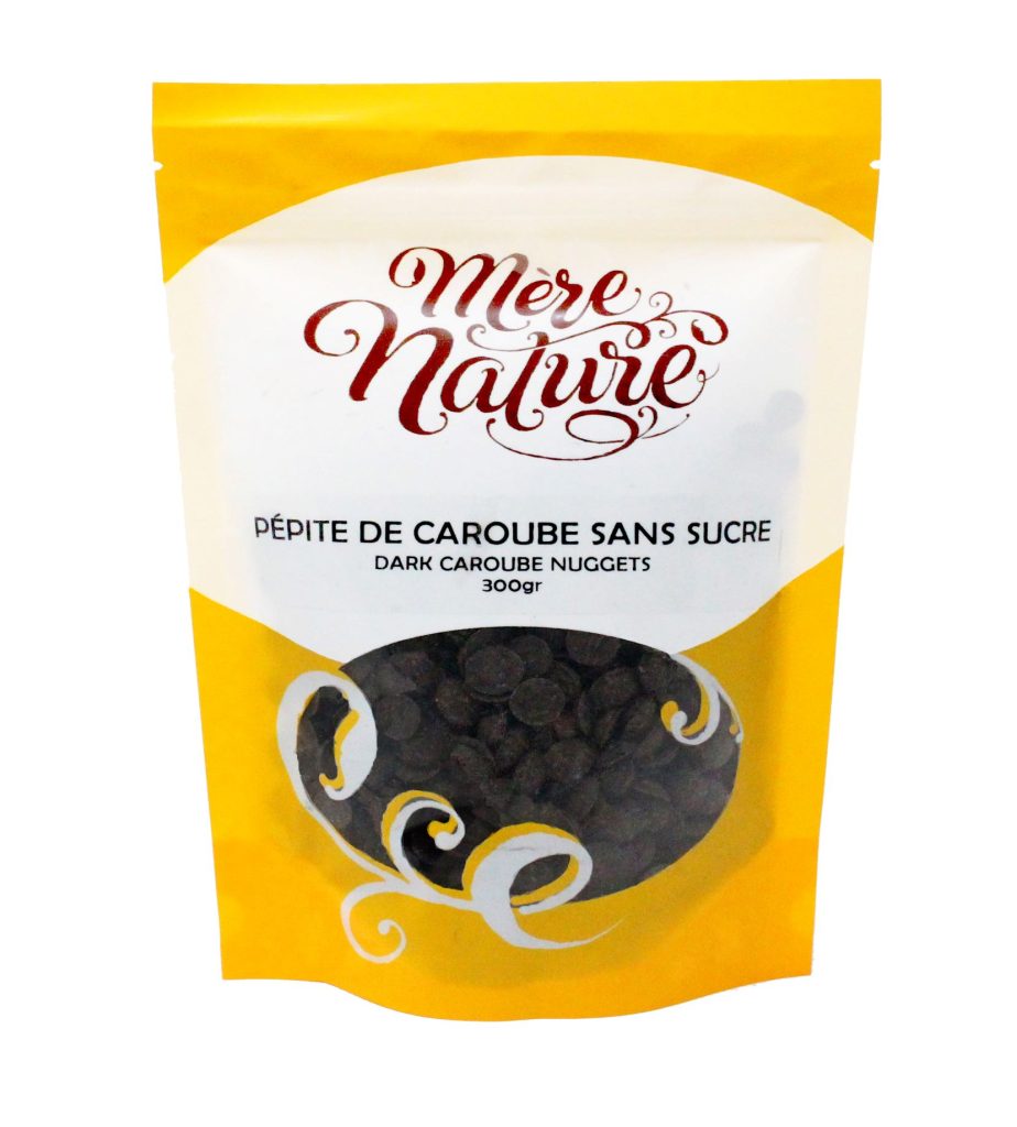 pépites de caroube sans sucre (mère nature)