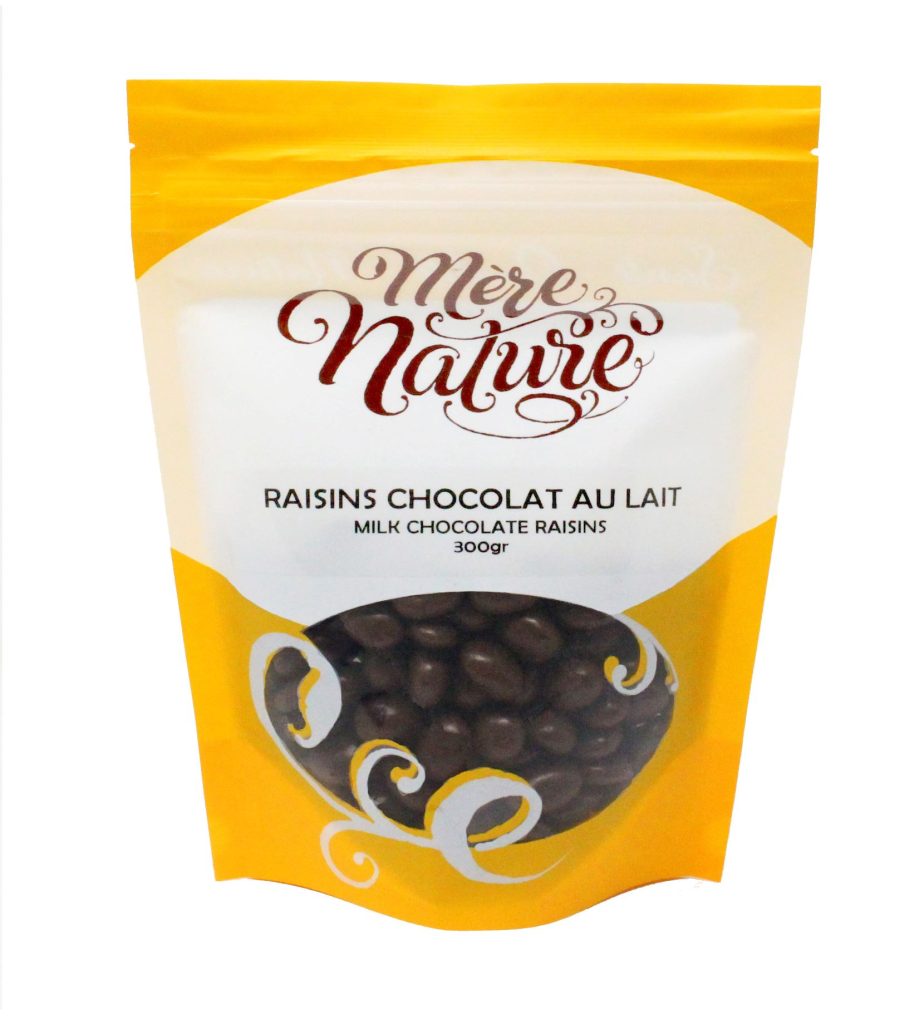 raisins au chocolat au lait (mère nature)