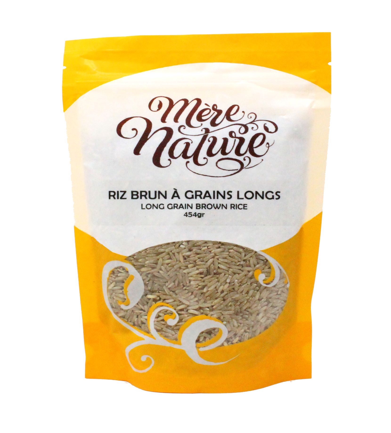riz brun à grains longs (mère nature)