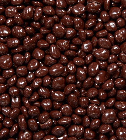 raisins enrobés de chocolat noir