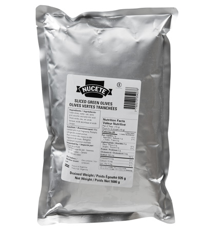 olives vertes tranchées (sac )