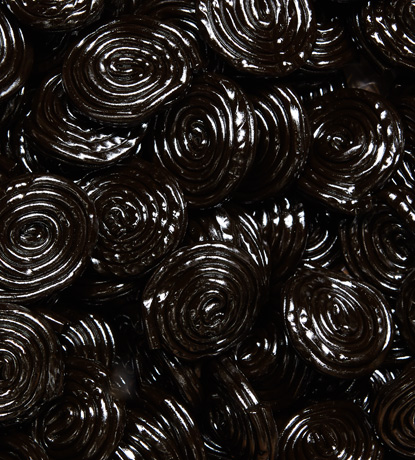 roues de réglisse biologiques