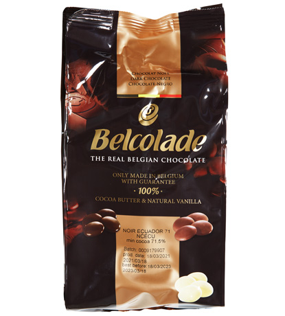 chocolat ecuador 71% extra amer (belcolade)