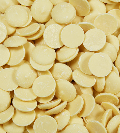 pastilles de chocolat blanc 30 % (belcolade)