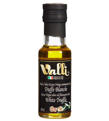 huile d'olive extra vierge aromatisée à la truffe blanche valli