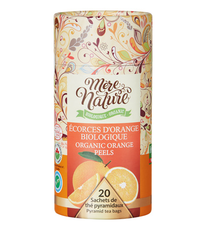 ecorces d'orange biologique (mère nature)