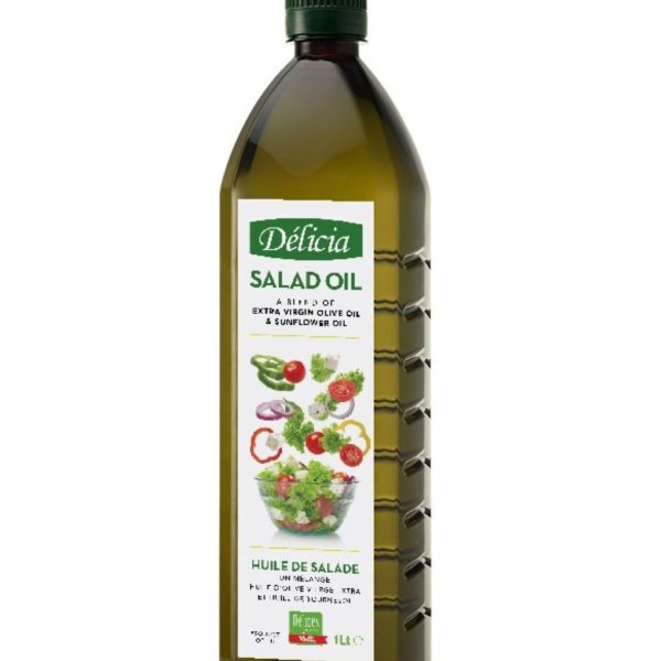 huile à salade 20% huile d'olive extra vierge /80% huile tournesol