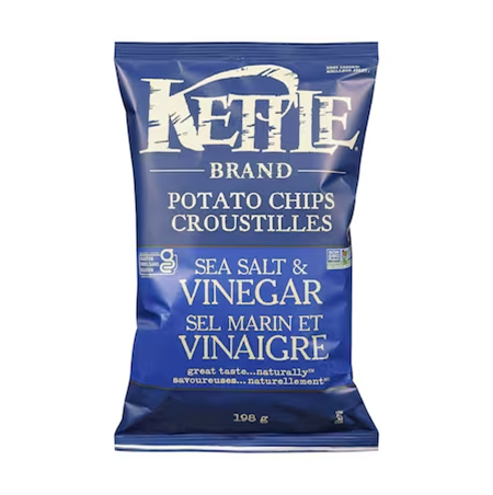 croustilles sel et vinaigre (kettle) 114970 (ssev)