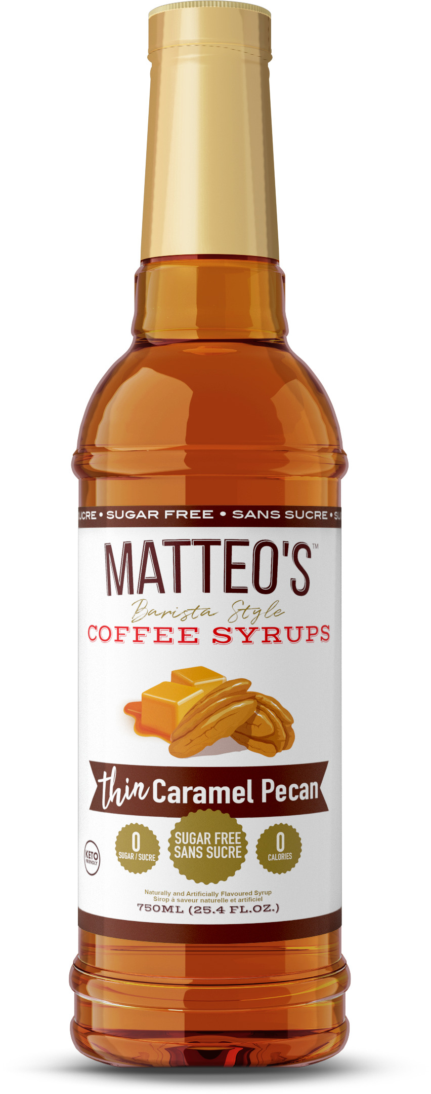 Poza Pacane Sirop de Café Caramel-Pacane ( MATTEO S) – Délices de la fôret Valli
