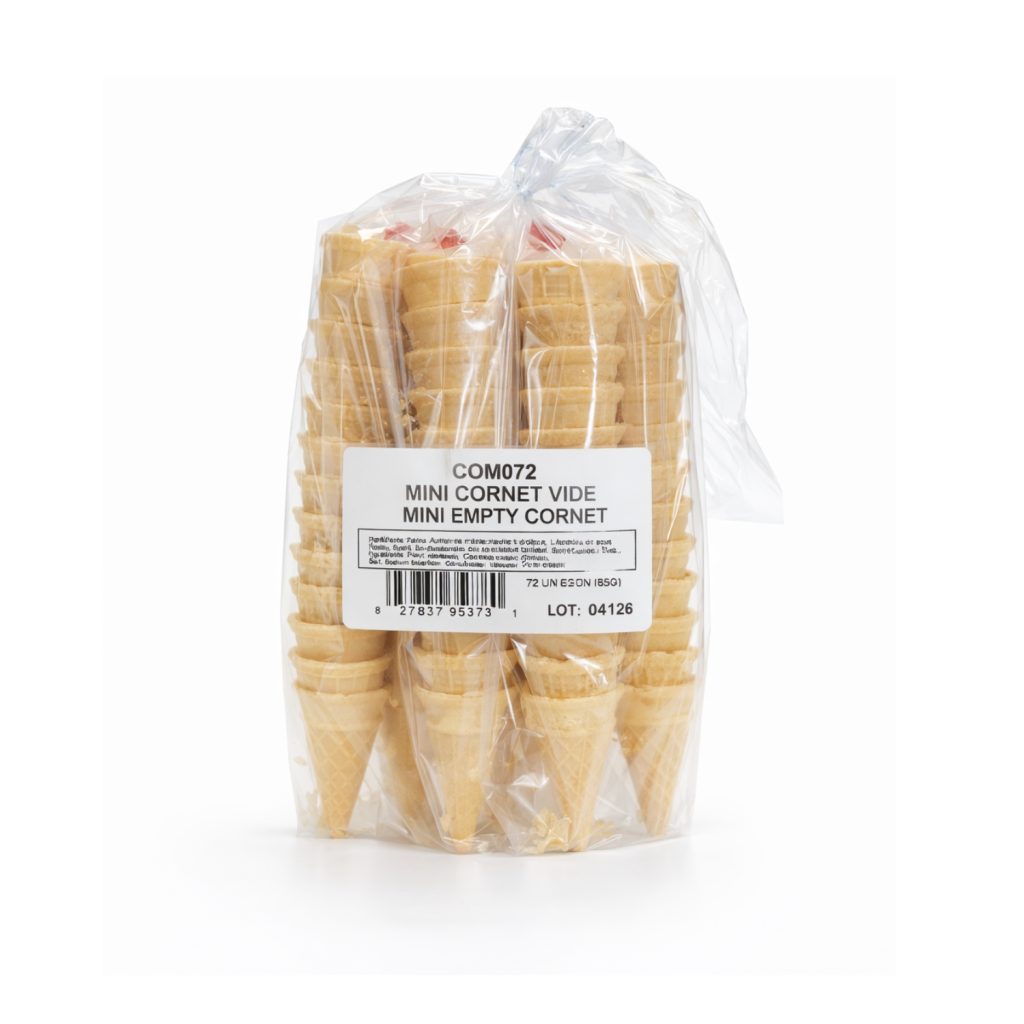 mini cornet vide