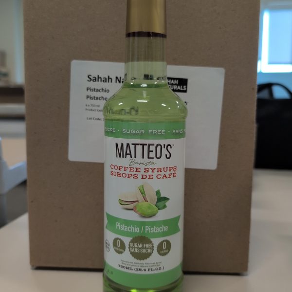 sirop de café pistache sans sucre ( matteo s)